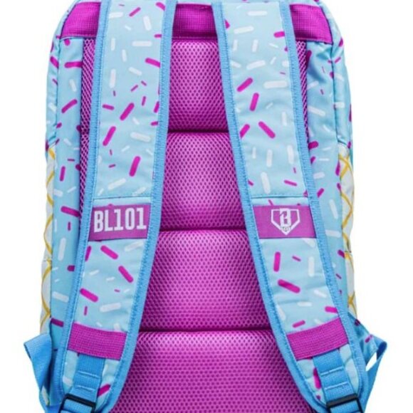 Baseball Lifestyle 101 Backpack cotton candy ice cream NEW - Picture 2 of 2